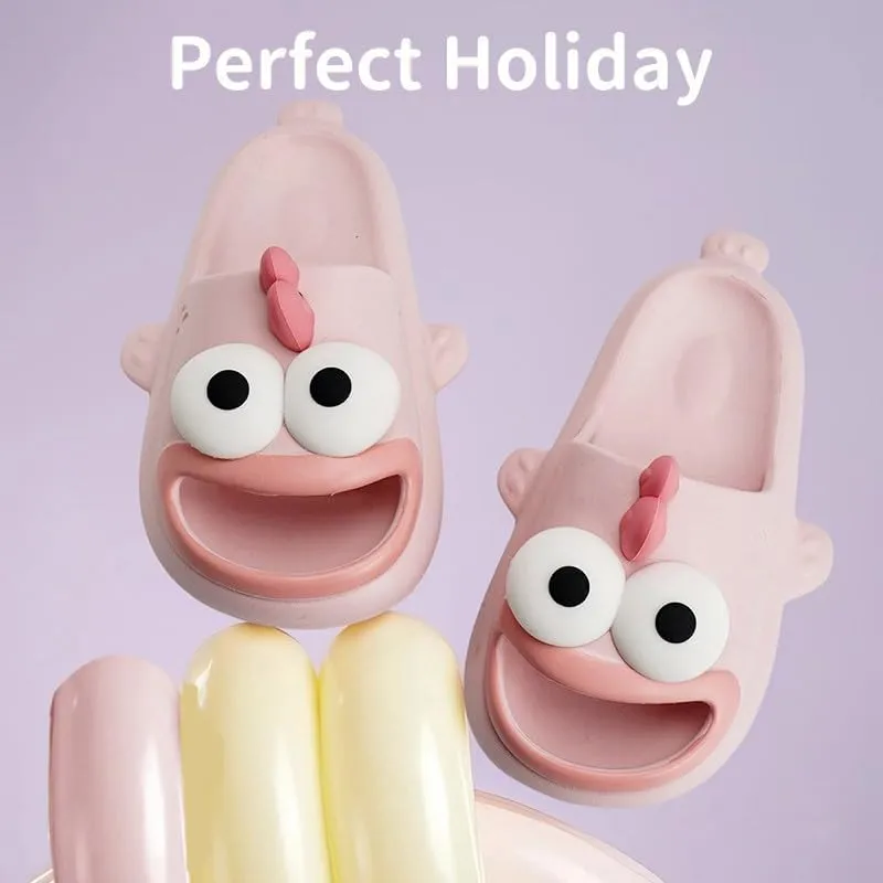 Tongue Slippers Fish Cloud Slides for Women Men Animals Slippers Open Toe Slide Sandals Fish Flops Summer Non-Slip Beach Shower Shoes
