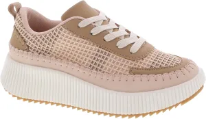 TOP Moda Women Fashion Lace-Up Comfort Platform Low Top Sneaker
