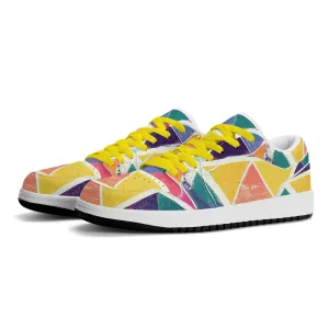Triangle v3 Low Top Leder Sneaker für Damen