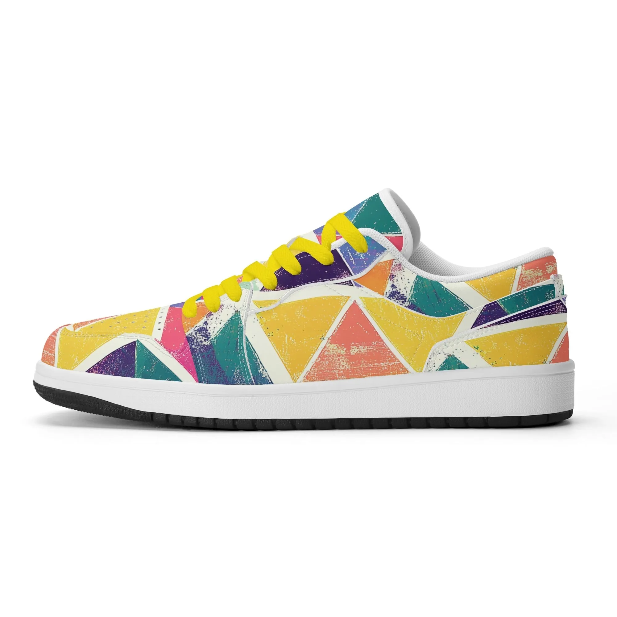 Triangle v3 Low Top Leder Sneaker für Damen