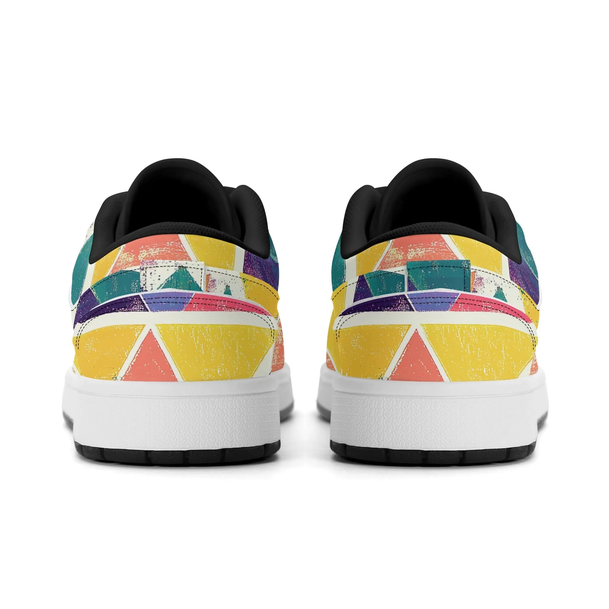 Triangle v3 Low Top Leder Sneaker für Herren