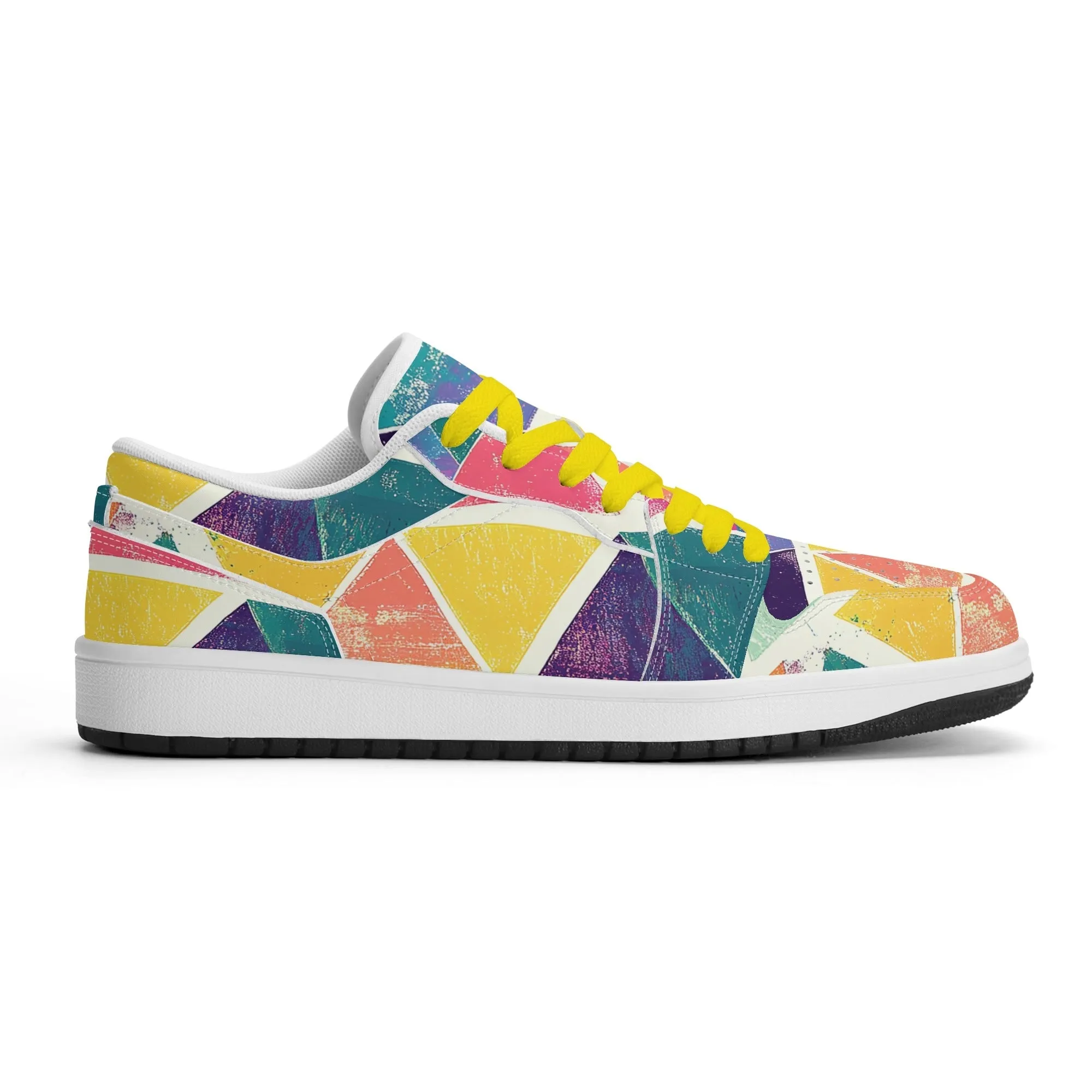 Triangle v3 Low Top Leder Sneaker für Herren