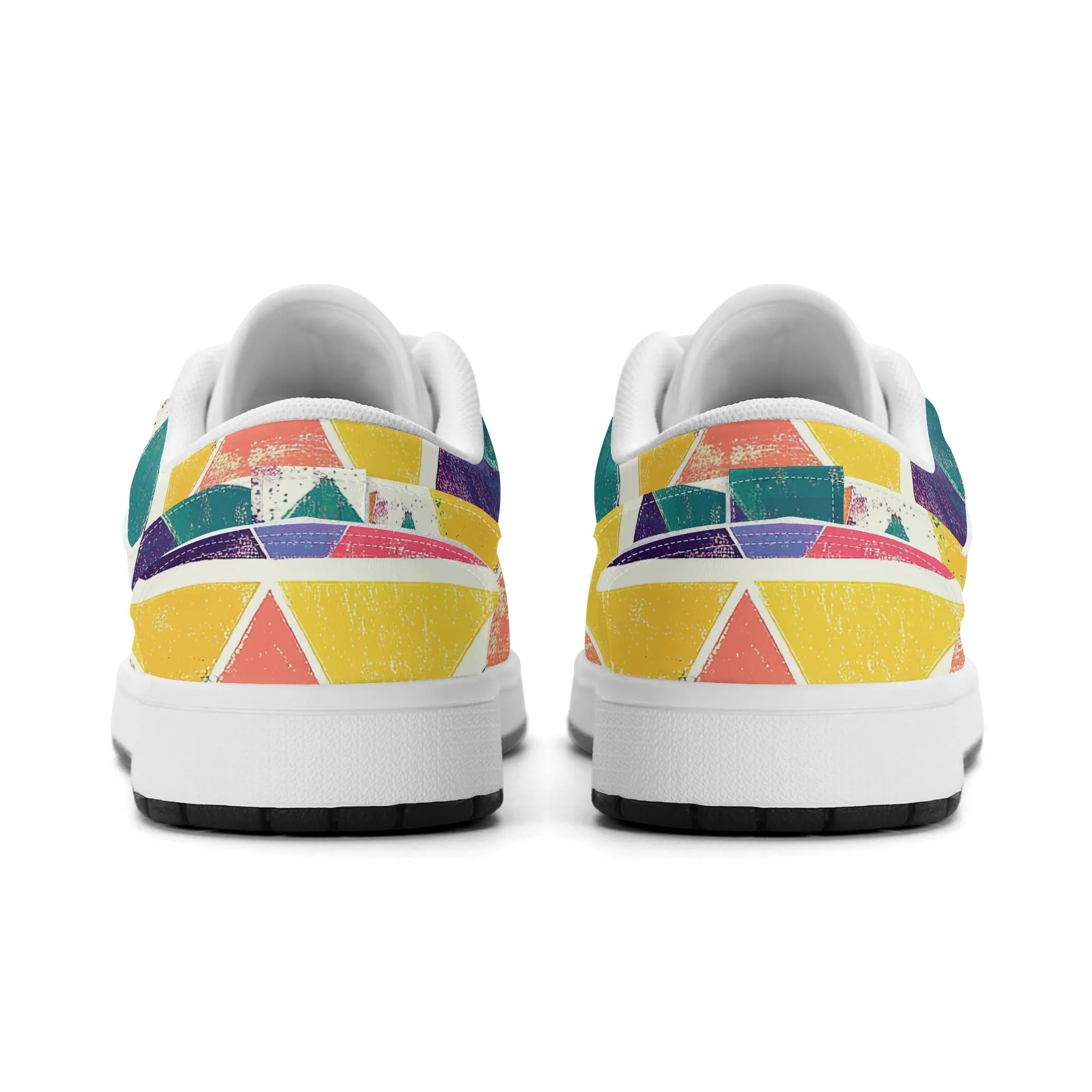 Triangle v3 Low Top Leder Sneaker für Herren