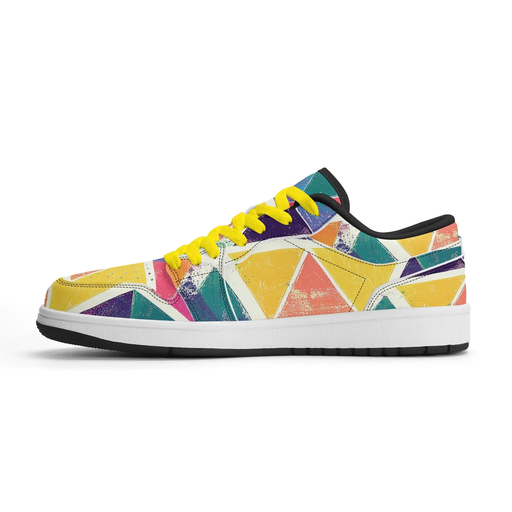 Triangle v3 Low Top Leder Sneaker für Herren