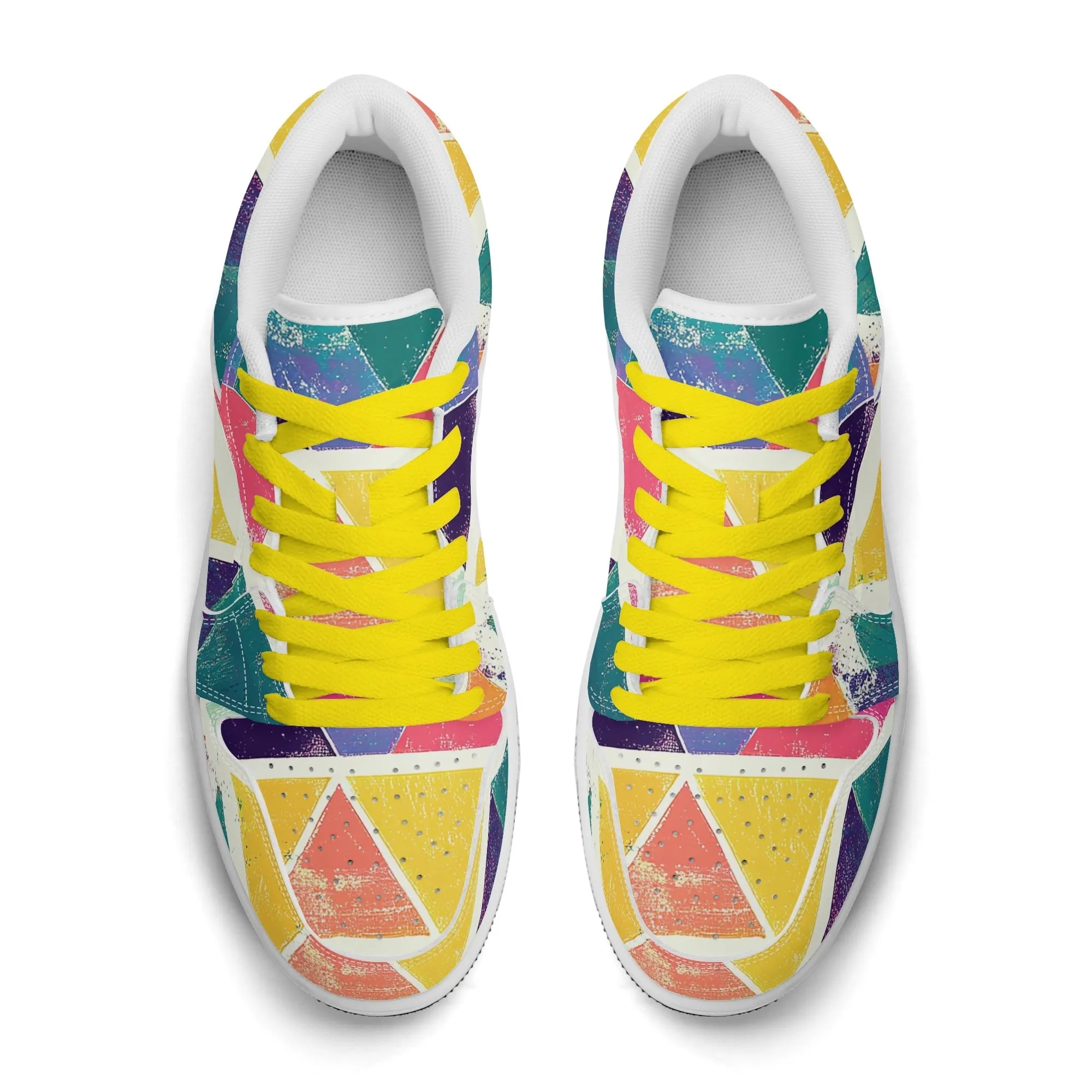 Triangle v3 Low Top Leder Sneaker für Herren
