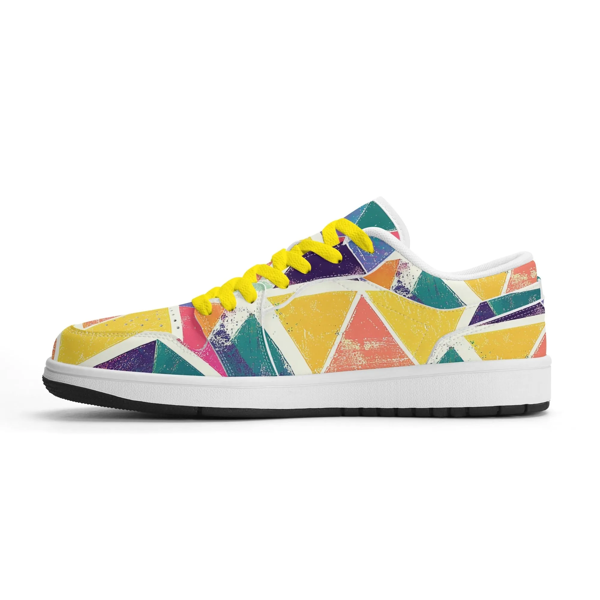 Triangle v3 Low Top Leder Sneaker für Herren
