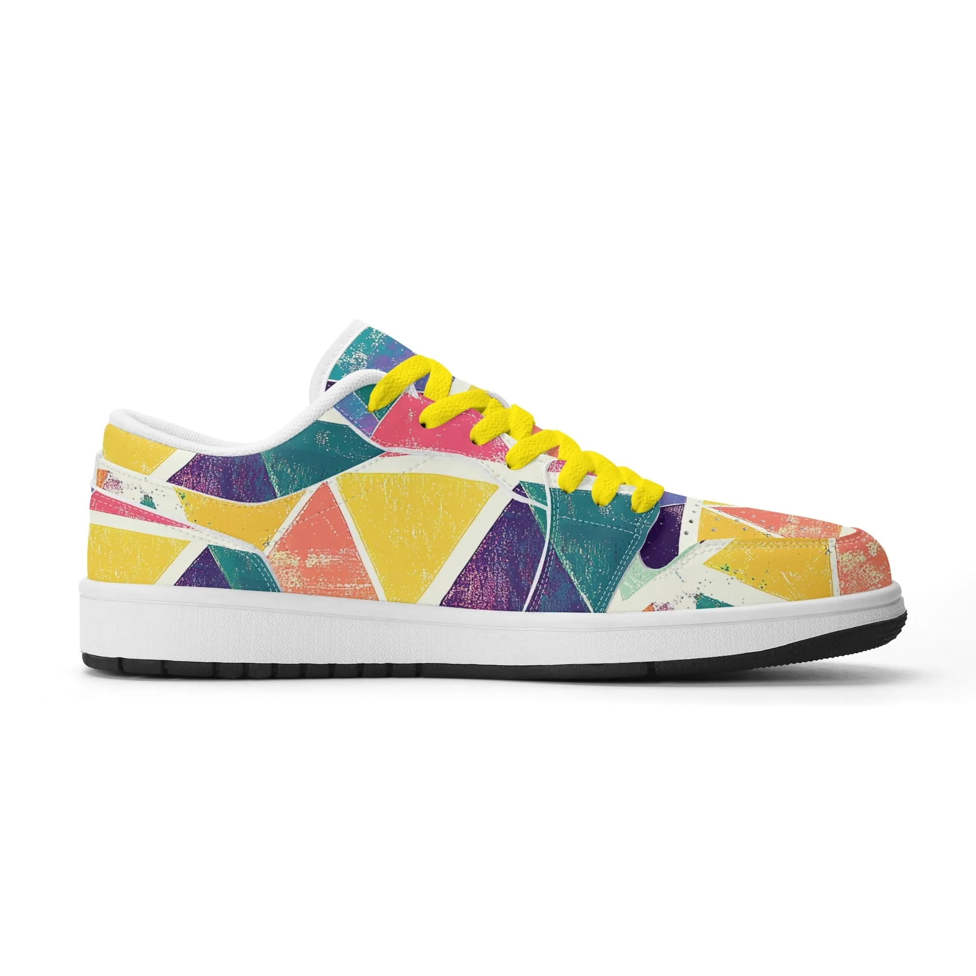 Triangle v3 Low Top Leder Sneaker für Herren