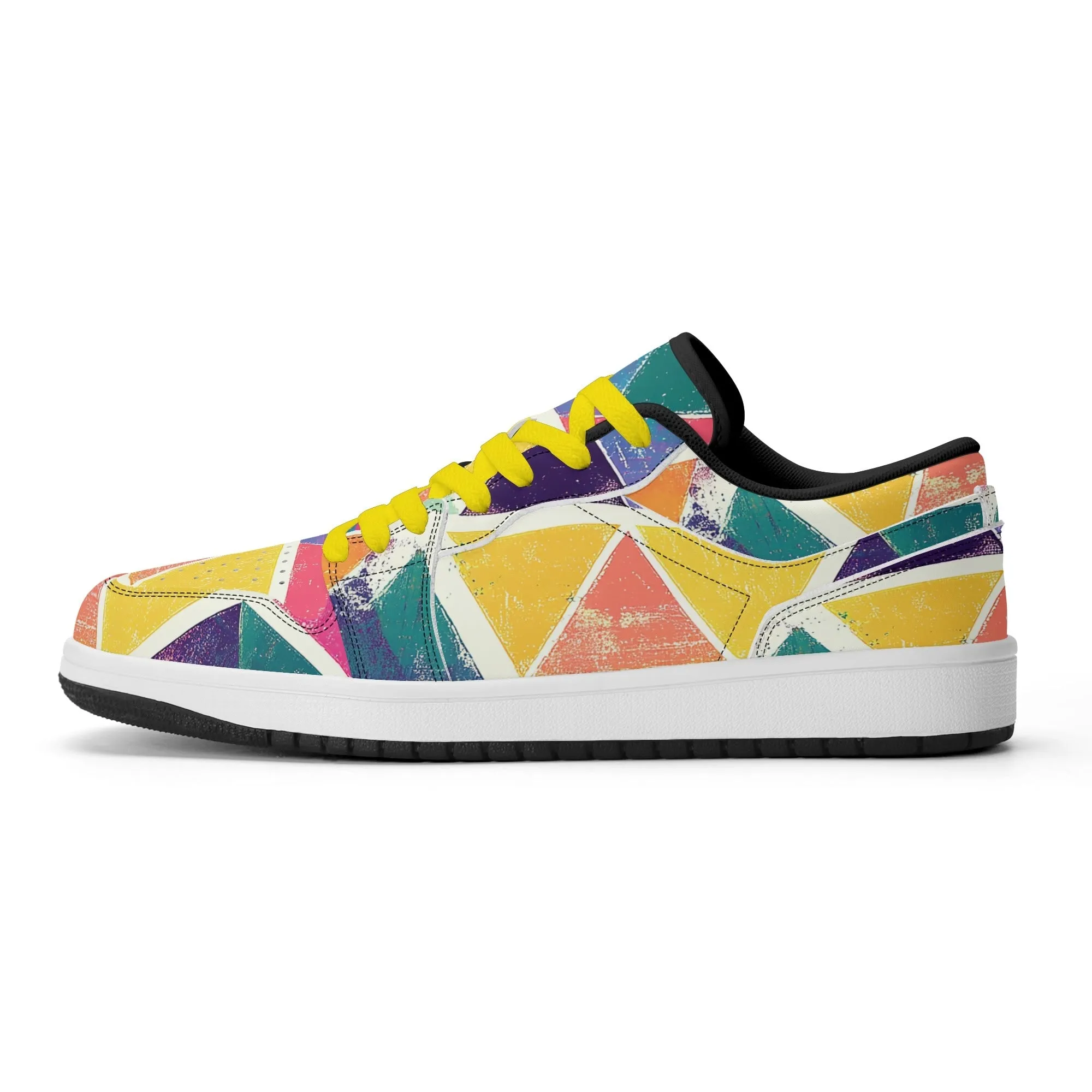Triangle v3 Low Top Leder Sneaker für Herren