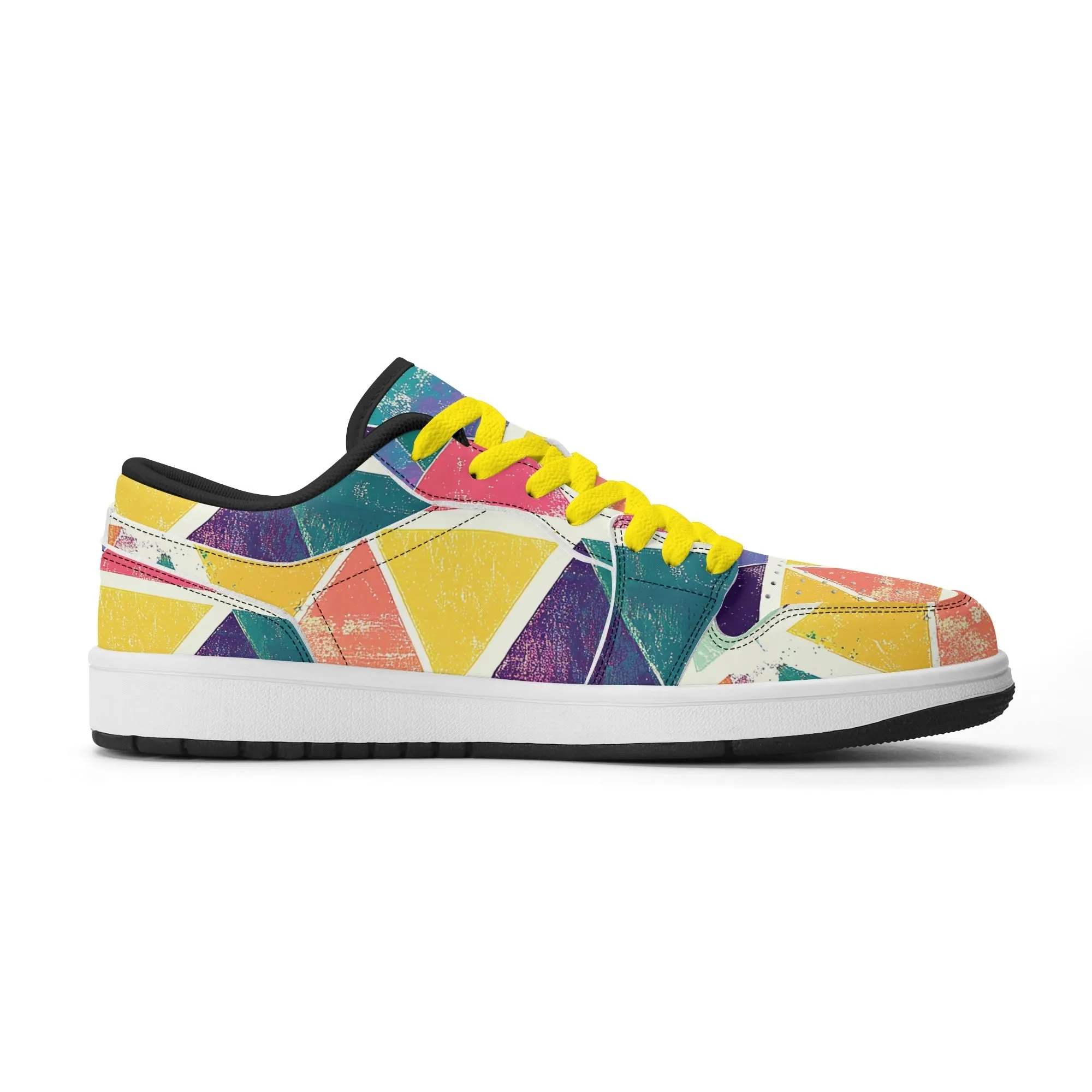 Triangle v3 Low Top Leder Sneaker für Herren