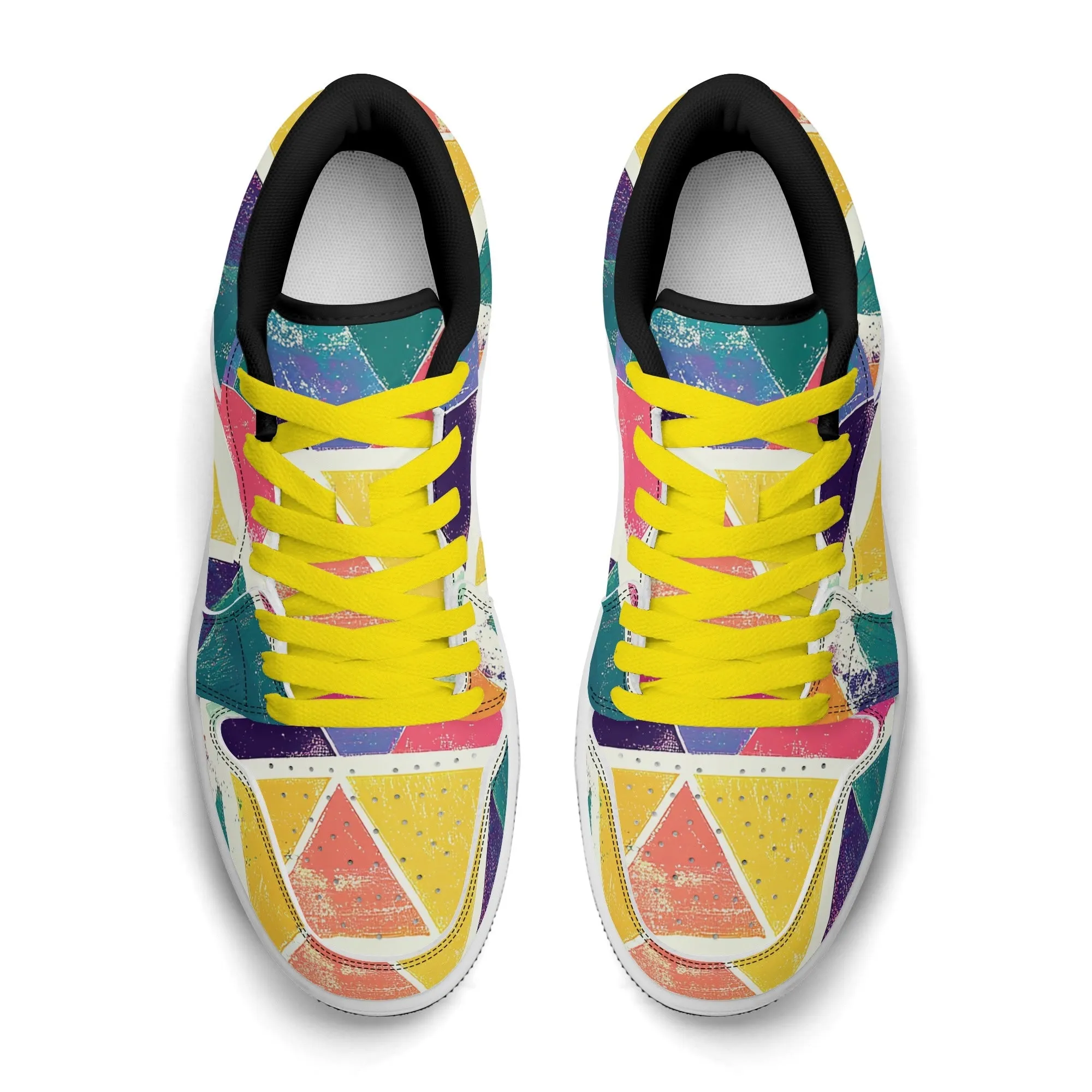Triangle v3 Low Top Leder Sneaker für Herren