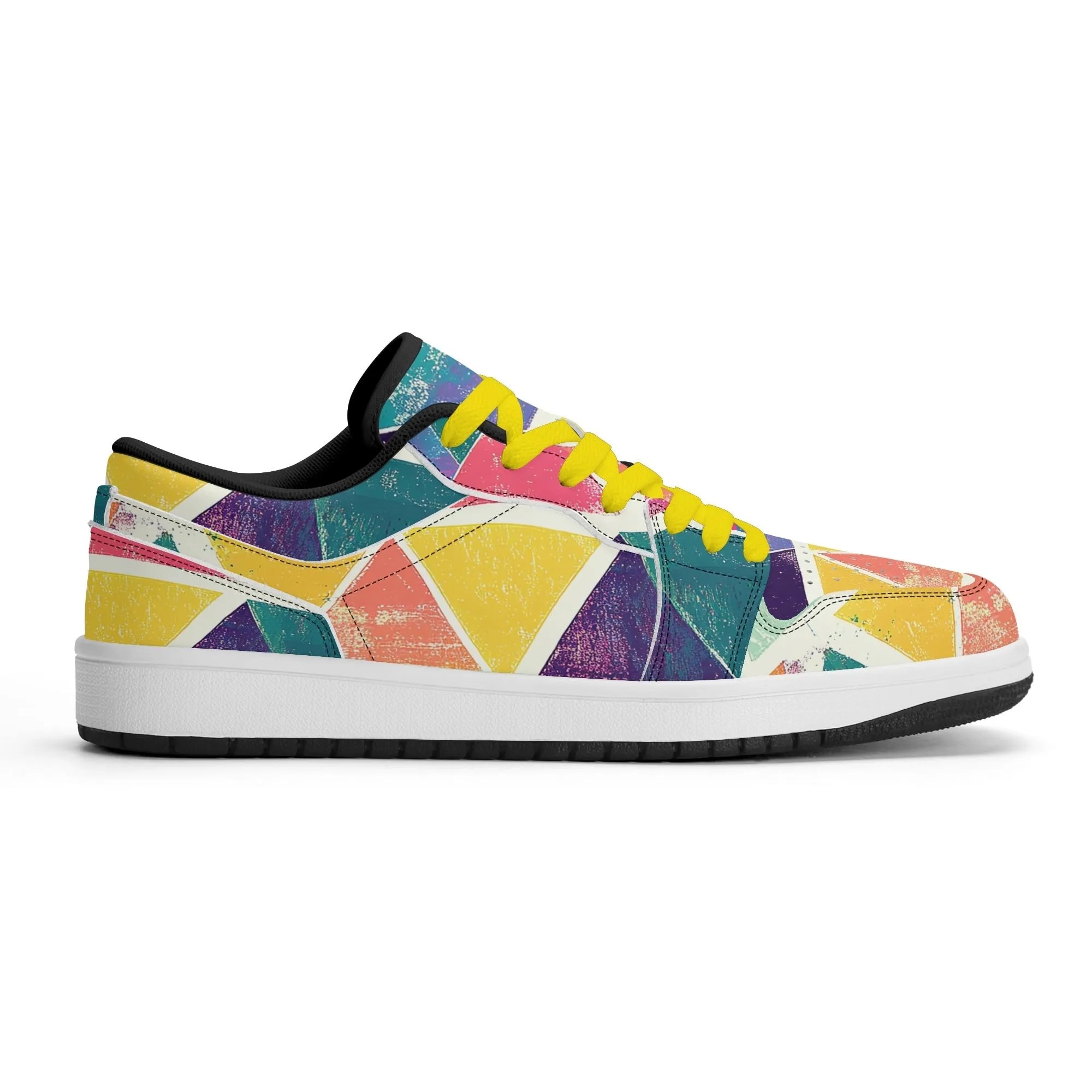 Triangle v3 Low Top Leder Sneaker für Herren