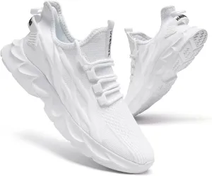 Tvtaop Women's Lightweight Walking Shoes - Breathable Non-Slip Design for Running, Gym & Tennis | Cushioned Fitness Sneakers