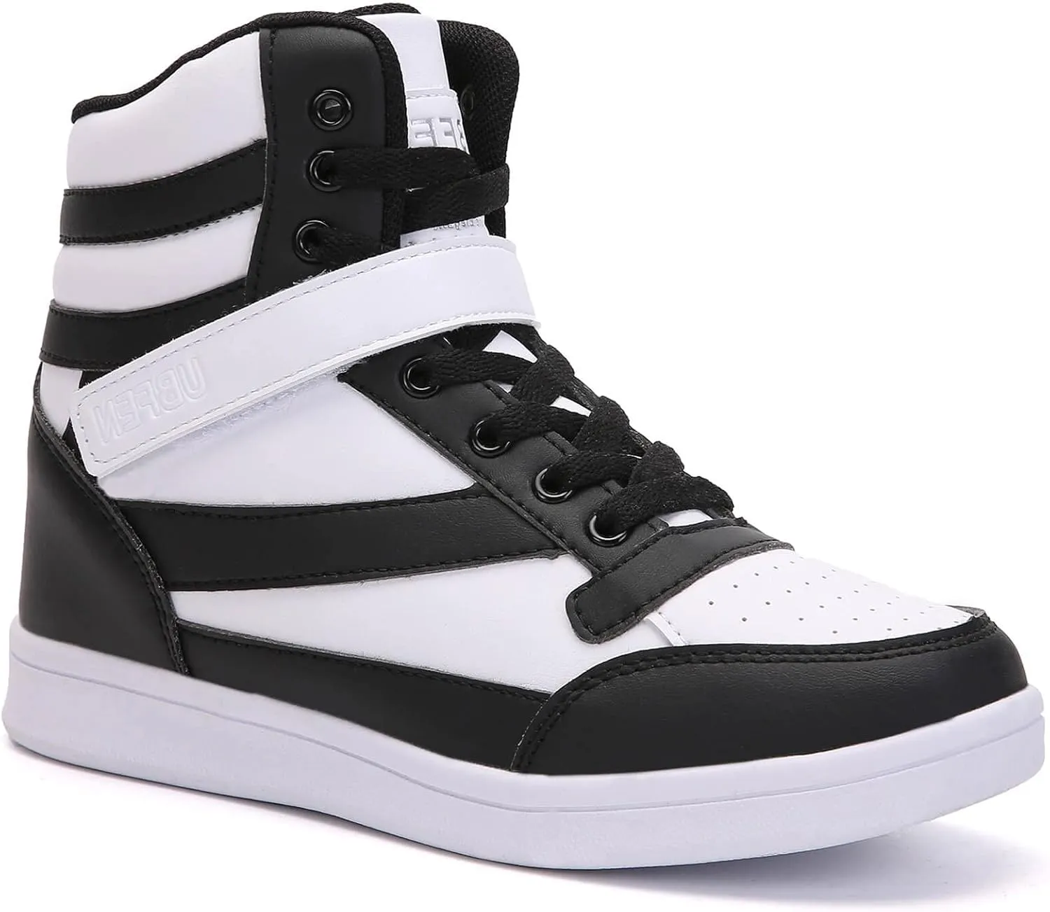 UBFEN Womens High Top Ankle Support Sneakers Vibrant Colour Hidden Wedge Heel Retro 80s Tennis Shoes for Girls Cosplay Removable Insole Backpacking Boots