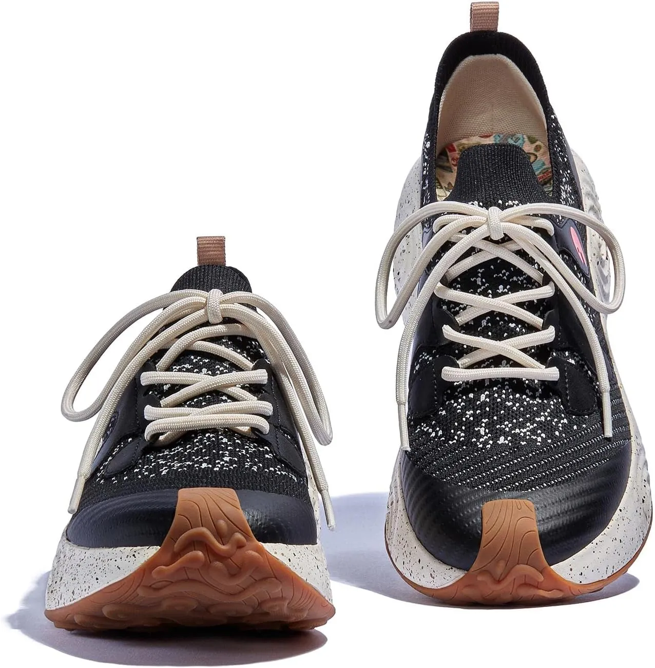 UIN Men's Platform Walking Shoes Casual Comfortable Art Painted Travel Fashion Sneaker Brava
