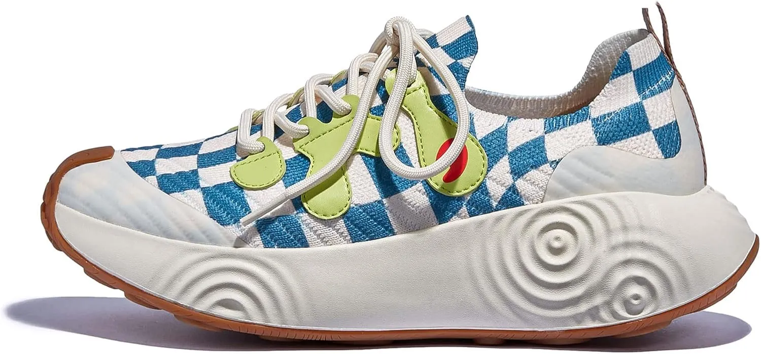 UIN Women's Platform Walking Shoes Casual Comfortable Art Painted Travel Fashion Sneaker Brava