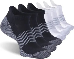 Unisex Copper Socks, Cushioned Sole Arch Support Athletic Ankle Socks Cycling Basketball Running Socks