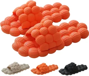 Unisex Lychee Sandals Lychee Slippers Home Shower Beach Slides Stress Relief Massage Open-toed Slippers for Indoor & Outdoor