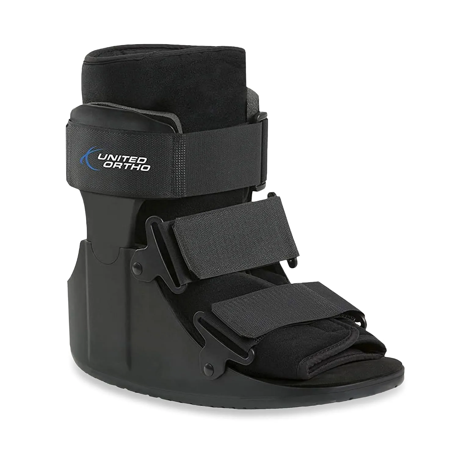 United Ortho USA14011 Short Cam Walker Fracture Boot, Extra Small, Black