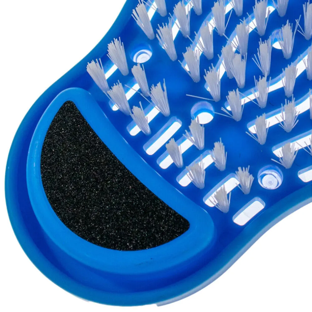 US 1-2 Pcs Shower Foot Scrubber Feet Cleaner Washer Brush for Floor Spas Massage