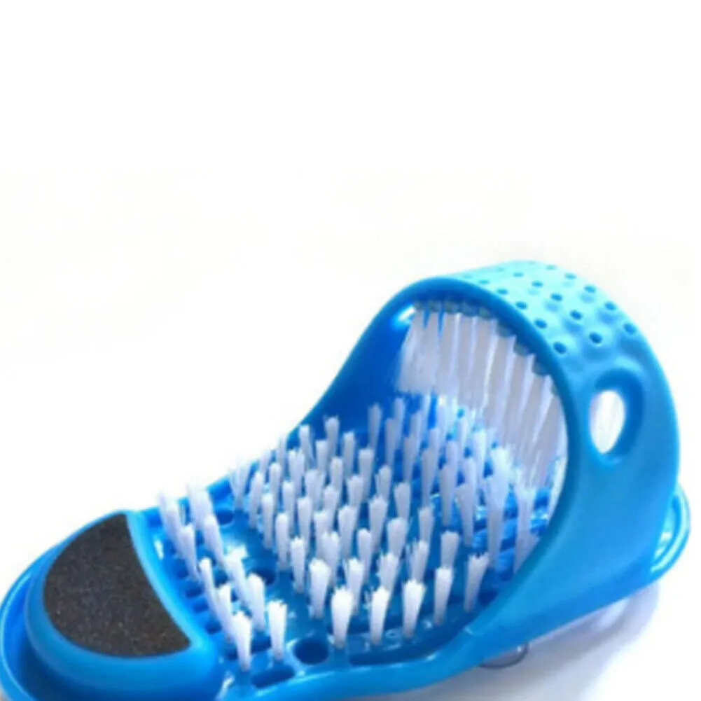 US 1-2 Pcs Shower Foot Scrubber Feet Cleaner Washer Brush for Floor Spas Massage