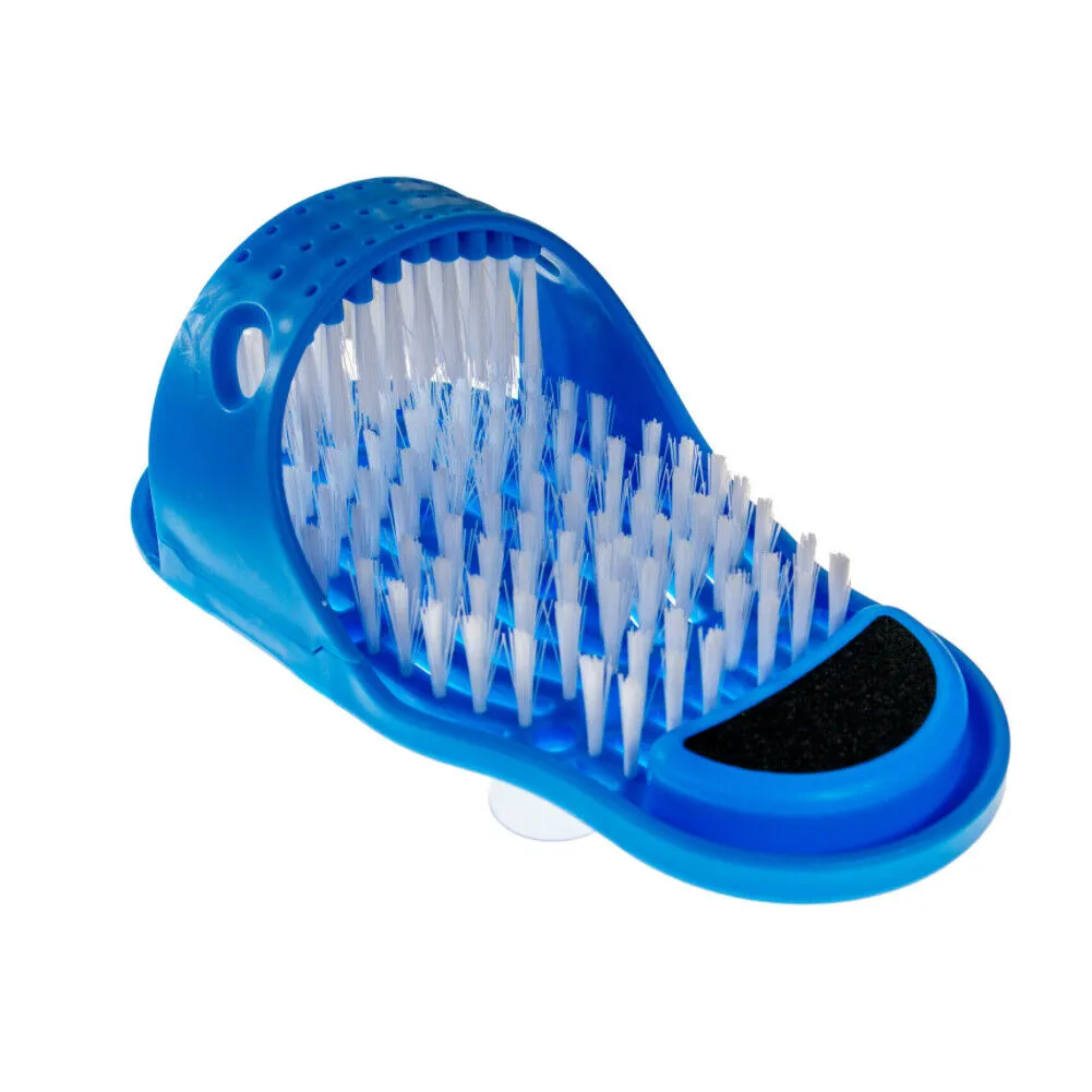 US 1-2 Pcs Shower Foot Scrubber Feet Cleaner Washer Brush for Floor Spas Massage