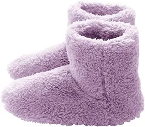 USB Electric Heating Shoes Warming Foot for Women Men, Plush Warm Electric Slipper,Electric Foot Warmer,Heated Slippers Rechargeable Winter Shoes