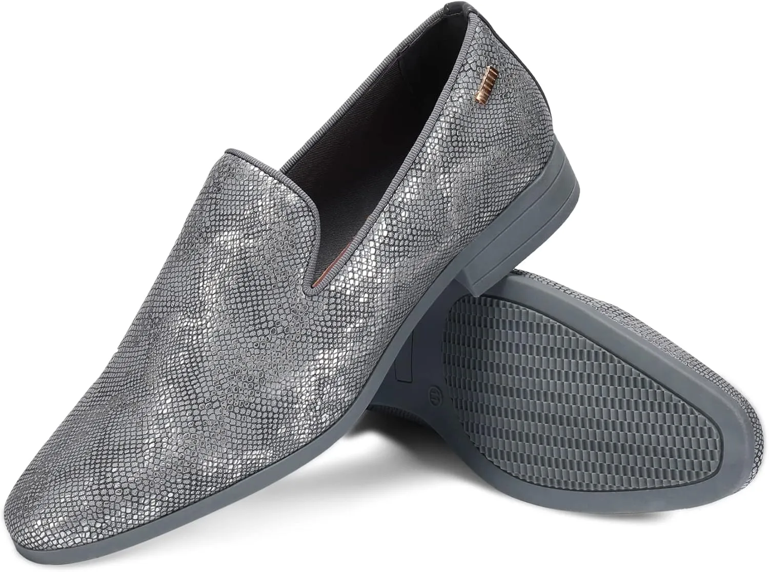 UUBARIS Mens Dress Loafers Tuxedo Suit Slip on Shoes