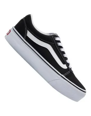 VANS Ladies Ward Platform Shoe -BLACK/WHITE