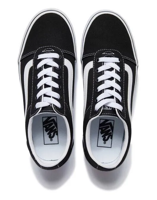 VANS Ladies Ward Platform Shoe -BLACK/WHITE
