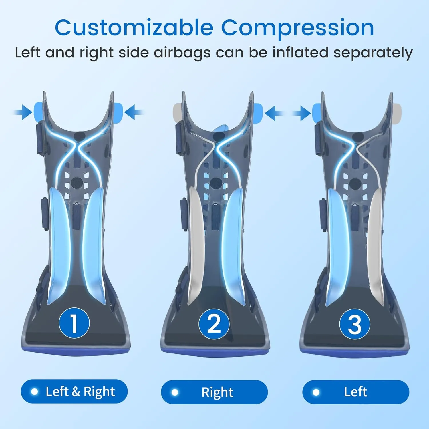 Velpeau Walking Boot for Broken Foot, Dual Independent Inflatable Airbags and Anti-slip Sole Design, Air Cam Walker Fracture Boot for Women and Men, Fits Left and Right Foot (Unisex, Tall Version, L)