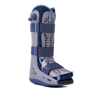 Velpeau Walking Boot for Broken Foot, Dual Independent Inflatable Airbags and Anti-slip Sole Design, Air Cam Walker Fracture Boot for Women and Men, Fits Left and Right Foot (Unisex, Tall Version, L)
