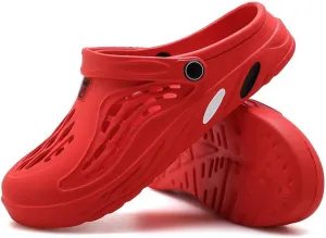 Versatile Men's Hole Shoes Outdoor Couples Large Beach Sandals,Outdoor Indoo Summer Anti slip Breathable Slippers,Sports Comfortable Pool Beach Garden Shoes