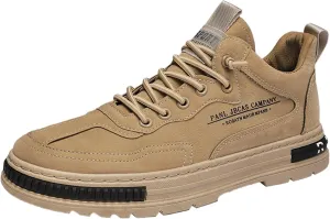 VESNIBA Non Slip Work Shoes for Men Fashion Walking Sneakers Kitchen Chef Shoe Comfortable Leather Casual Mens Sneaker