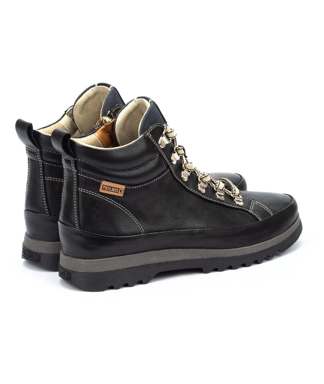'Vigo' women's lace-zip boot - Black
