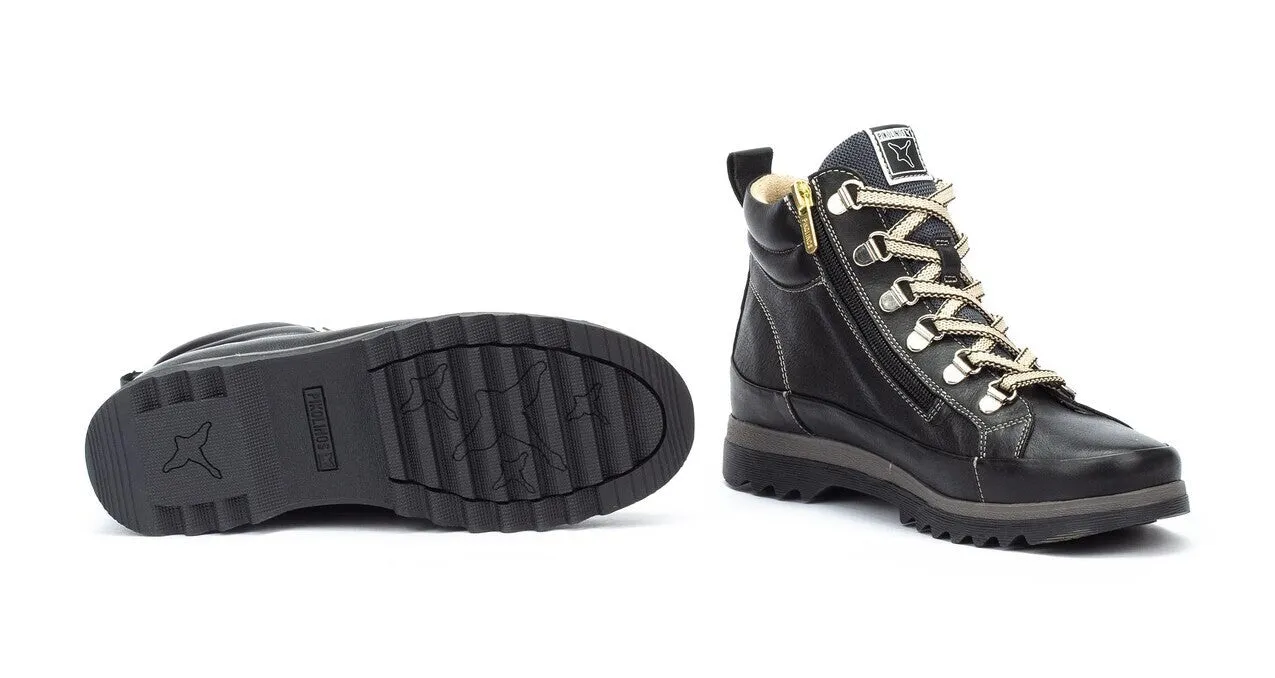 'Vigo' women's lace-zip boot - Black