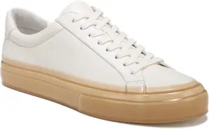 Vince Mens Fulton Dipped Lace Up Sneaker Ivory Desert Trail Leather 11.5 M