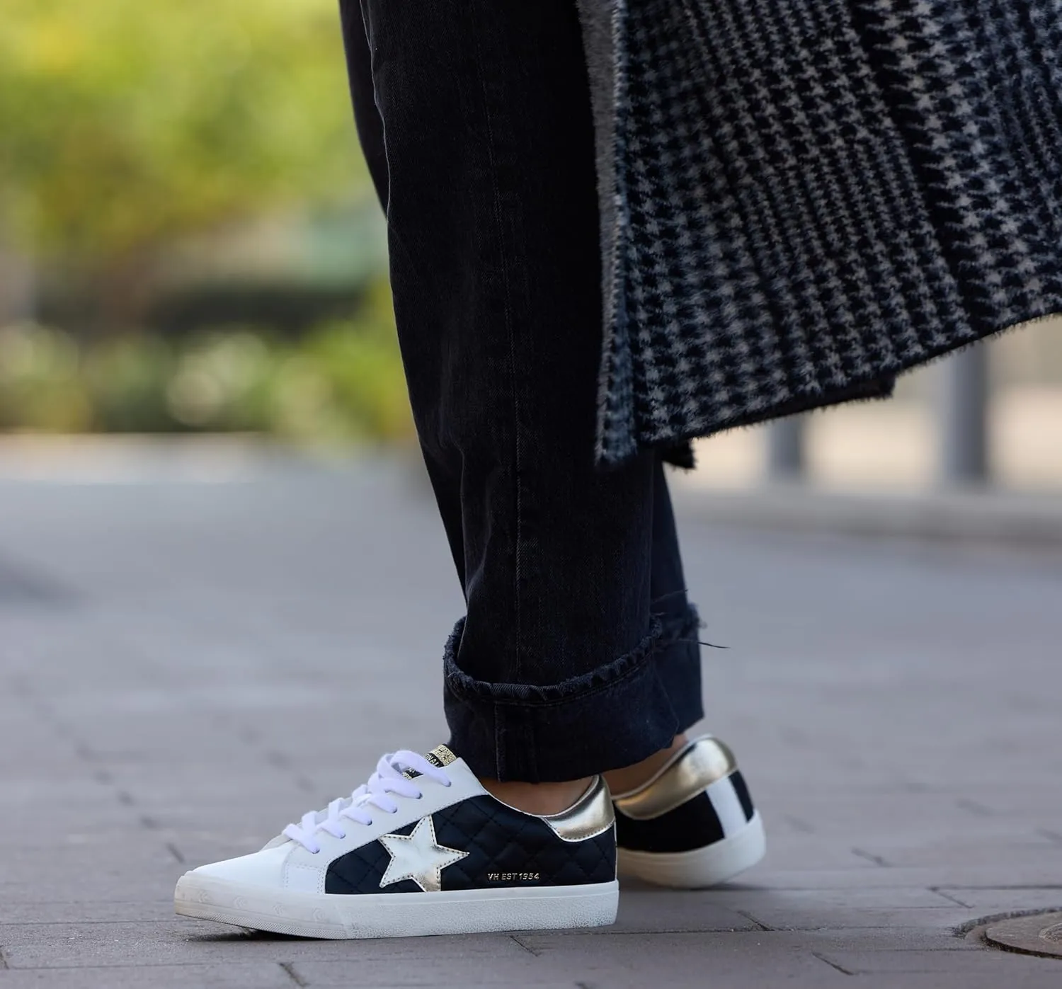 Vintage Havana Grande Women’s Fashion Sneakers | Star Tennis Shoes Womens | Low Top Slip On | Walking Comfortable Casual