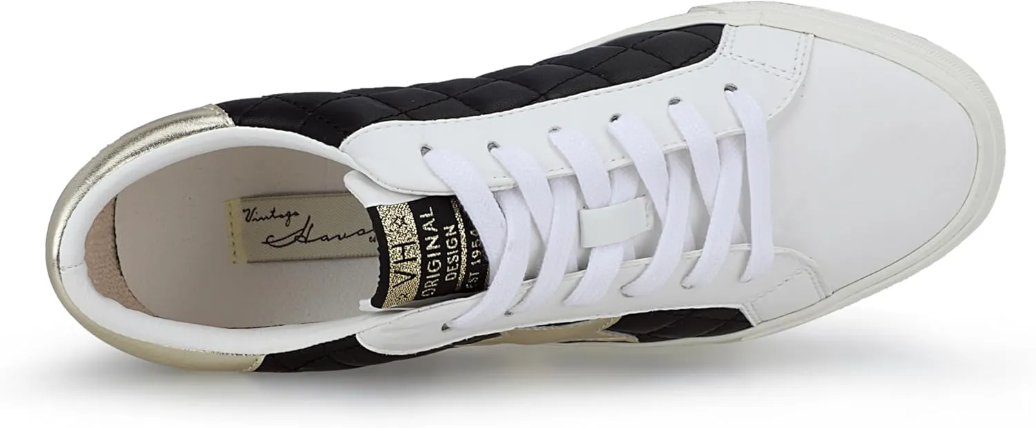 Vintage Havana Grande Women’s Fashion Sneakers | Star Tennis Shoes Womens | Low Top Slip On | Walking Comfortable Casual