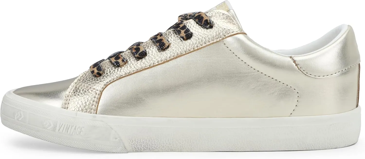 Vintage Havana Grande Women’s Fashion Sneakers | Star Tennis Shoes Womens | Low Top Slip On | Walking Comfortable Casual