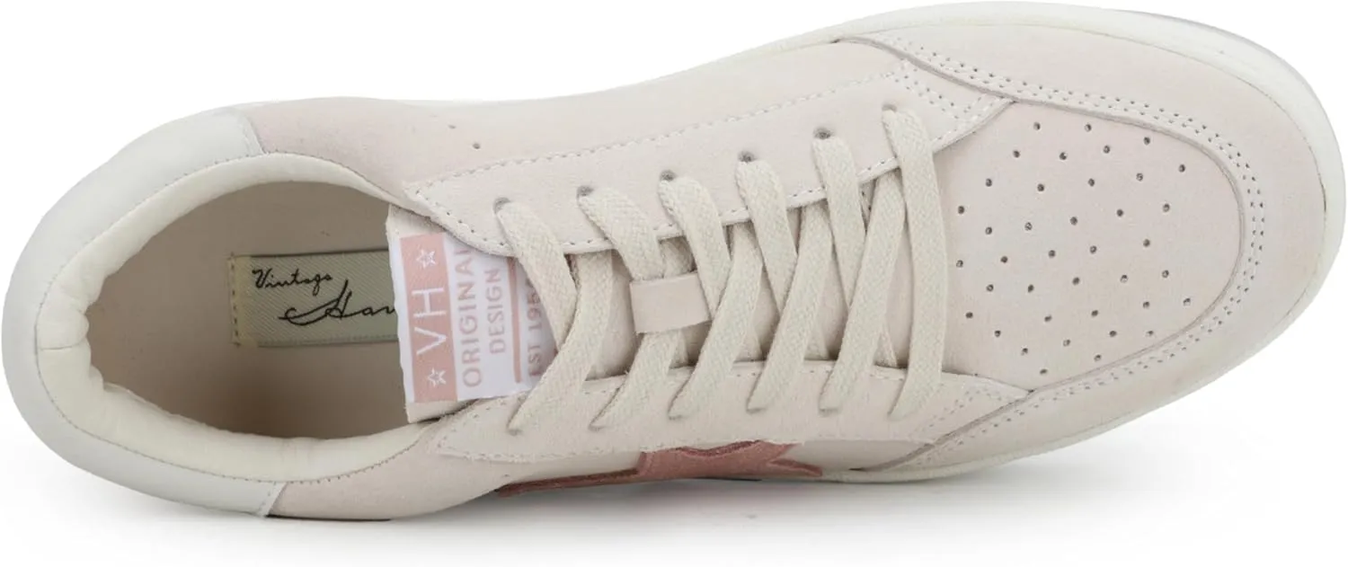 Vintage Havana Lynn Women’s Fashion Sneakers | Low Top Tied-End Lace up Tennis Shoes | Comfortable Casual Star Shoes