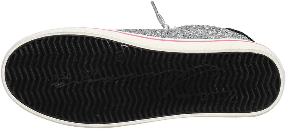 Vintage Havana Womens Flair Glitter Slip On Sneakers Shoes Casual - Pink