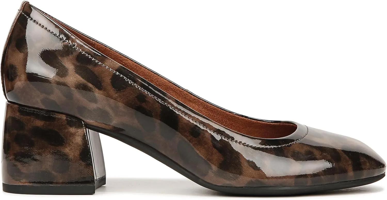 Vionic Women's Pump Heel Sandal Carmel Shoes with Arch Support