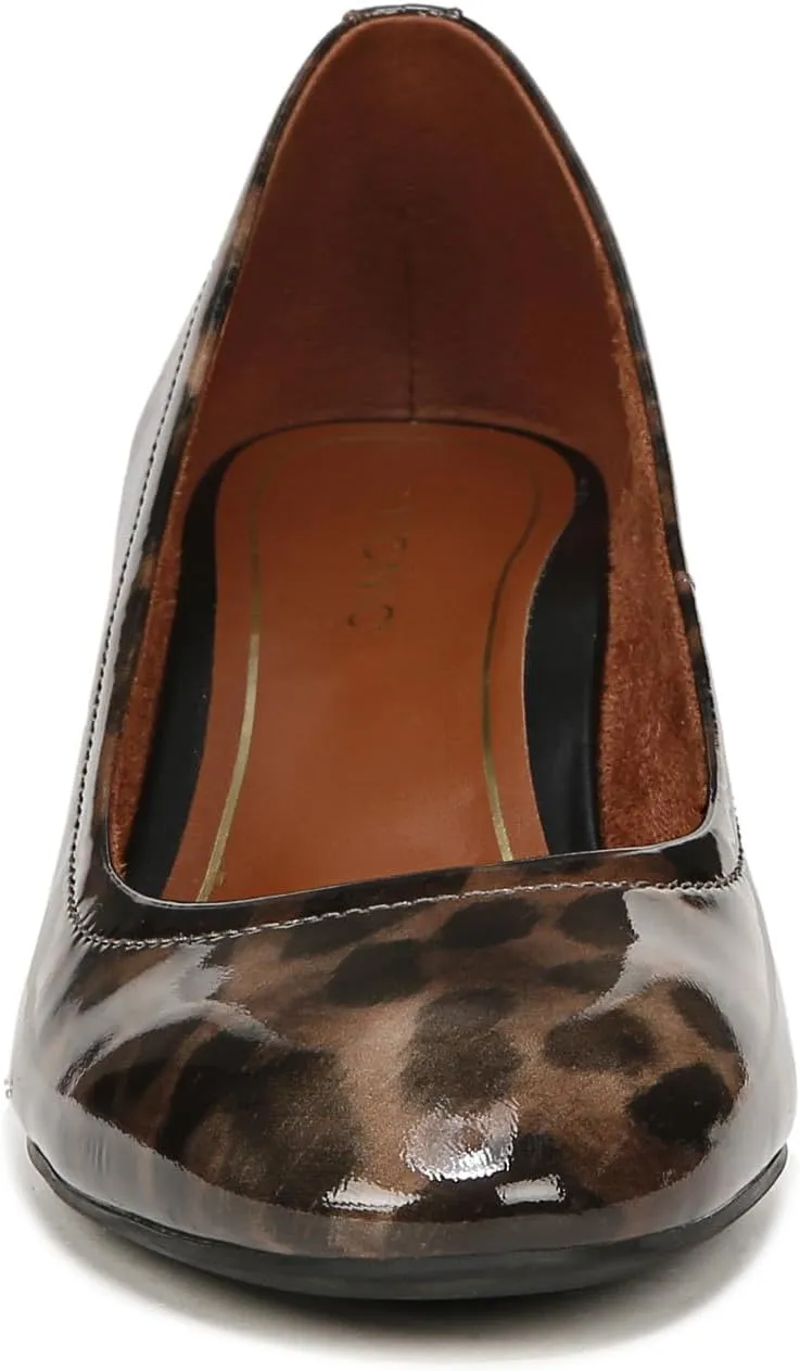 Vionic Women's Pump Heel Sandal Carmel Shoes with Arch Support