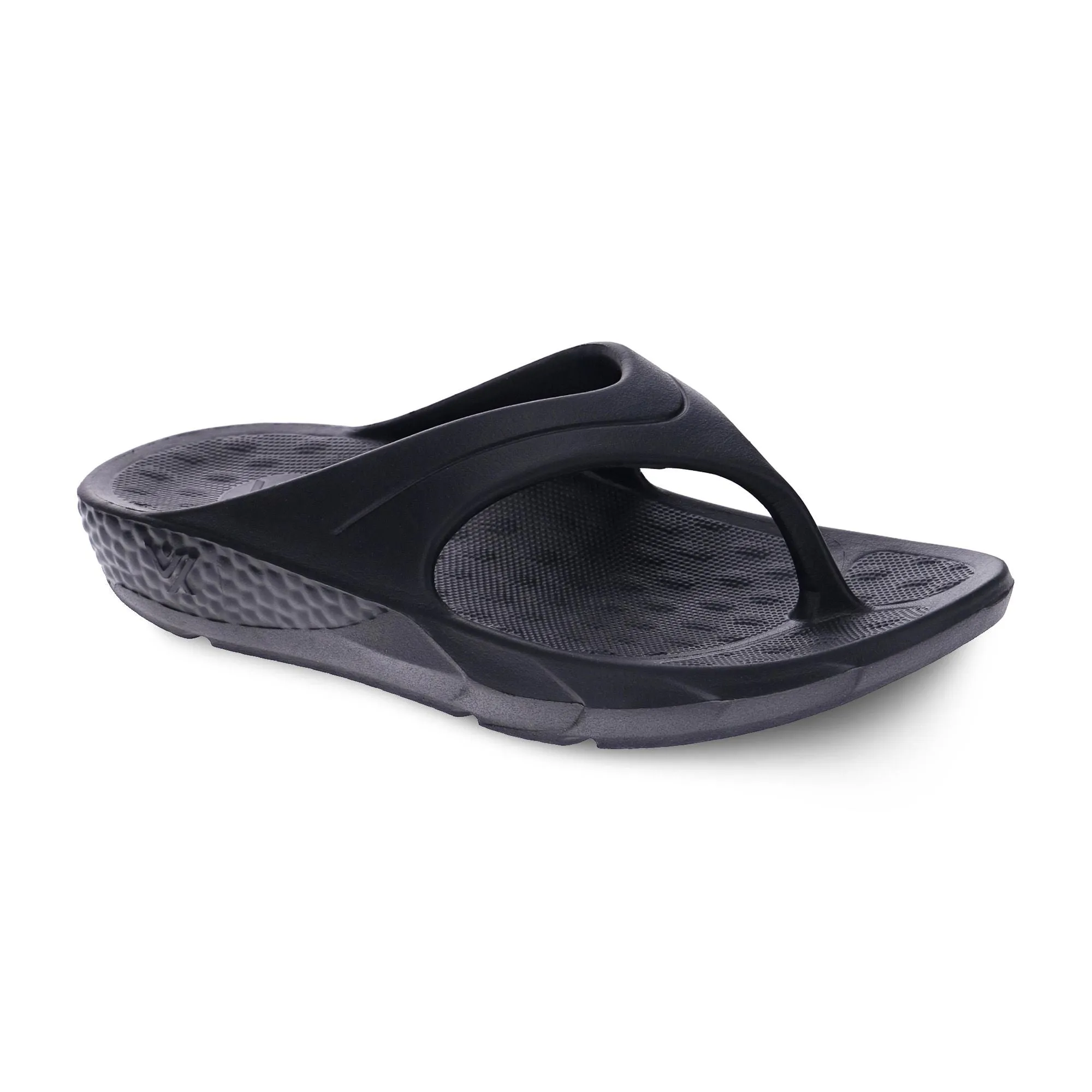 Vitality EVA Black Toe Post Sandal - Vitasole