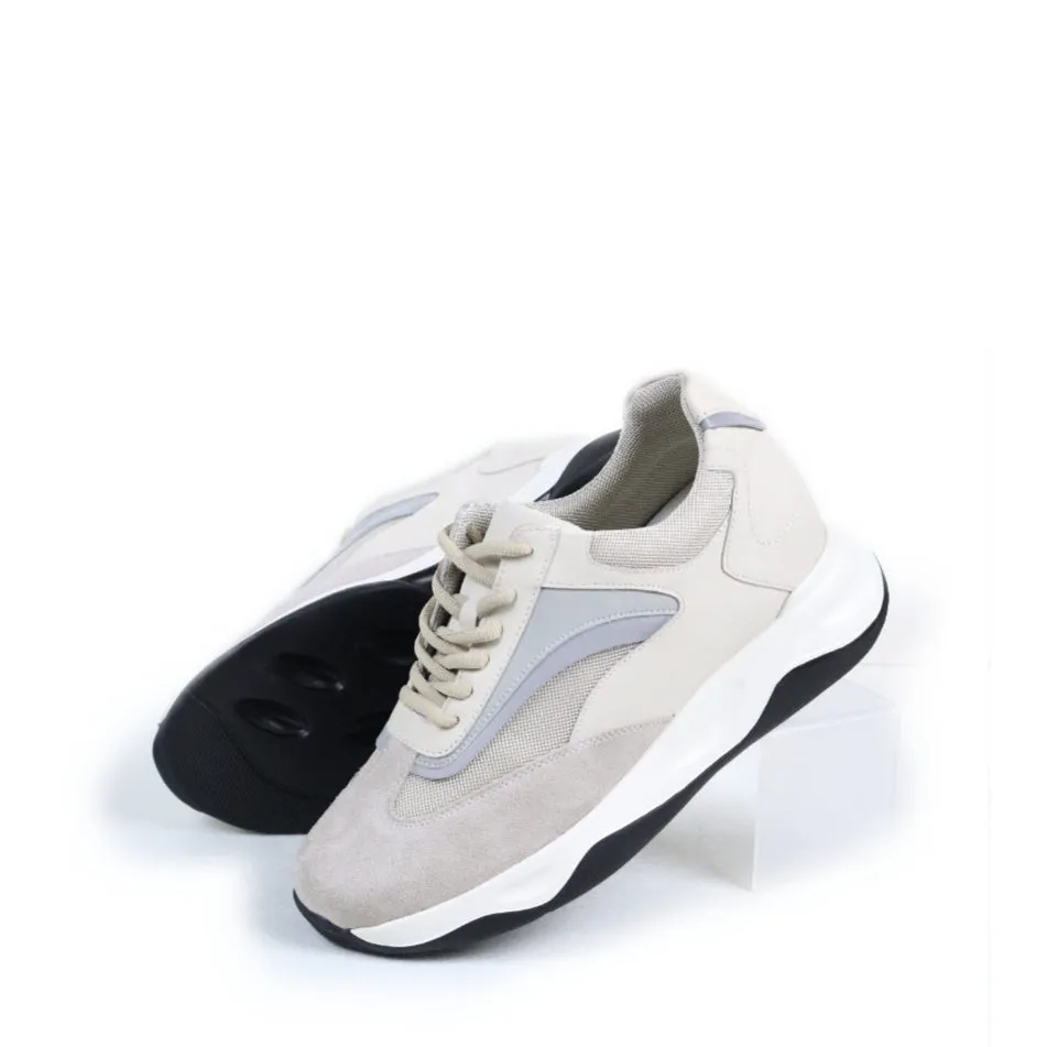 Volo Alte Sir Campania Beige Elevator Sneakers