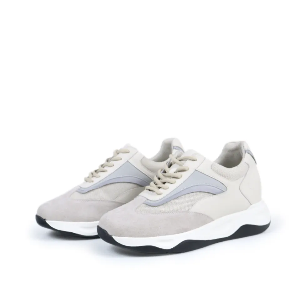 Volo Alte Sir Campania Beige Elevator Sneakers
