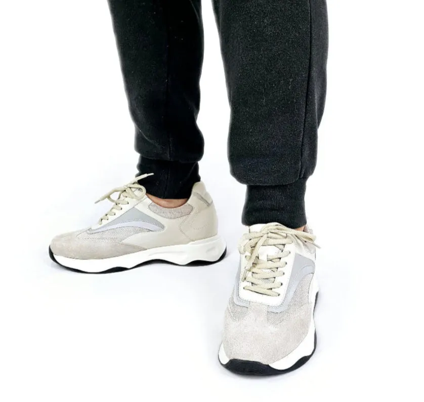 Volo Alte Sir Campania Beige Elevator Sneakers
