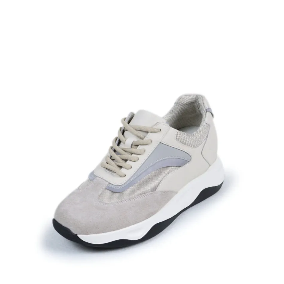 Volo Alte Sir Campania Beige Elevator Sneakers
