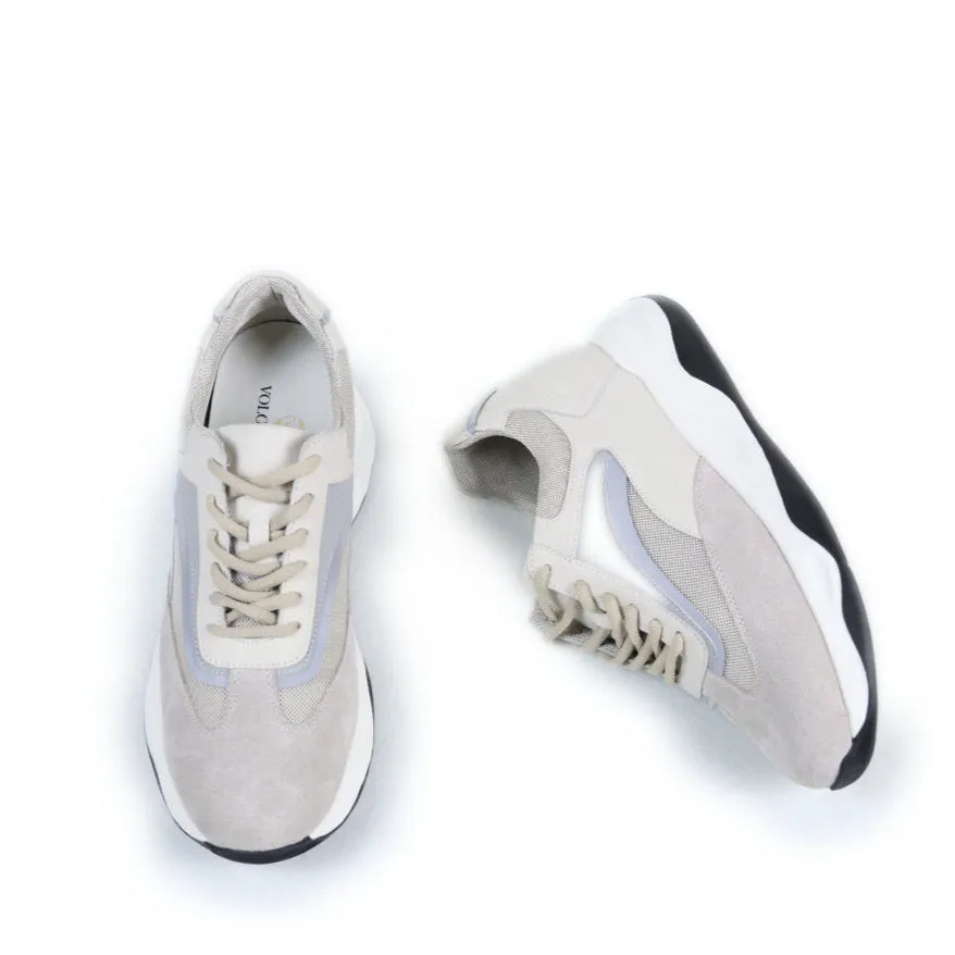 Volo Alte Sir Campania Beige Elevator Sneakers