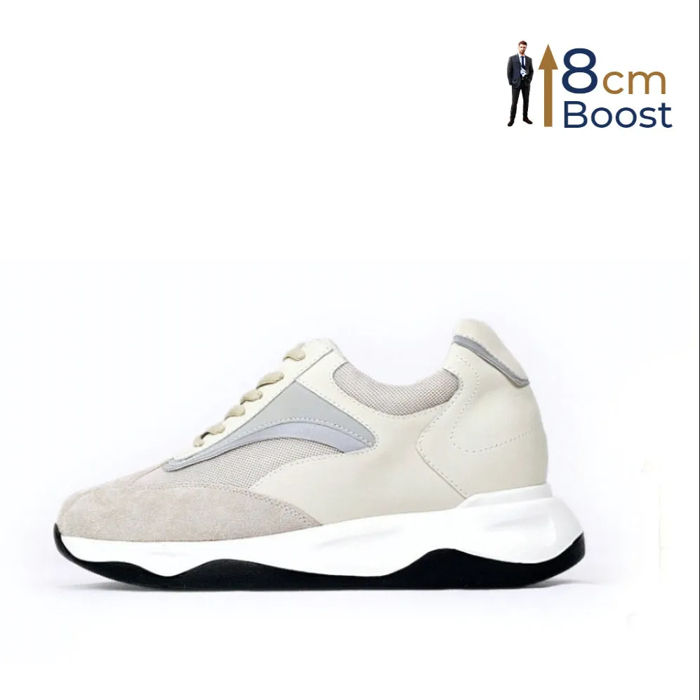 Volo Alte Sir Campania Beige Elevator Sneakers